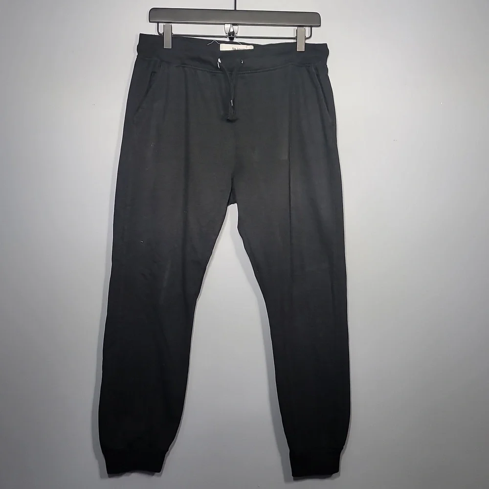 Six Lincoln New York Slim Fit Black Jogger Sweatpant